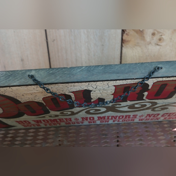 Vintage 1973 George Nathan Pool Room Sign Providence RI - Picture 3 of 8